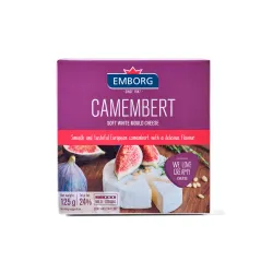 QUEIJO CAMEMBERT EMBORG LATA 125G