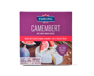 QUEIJO CAMEMBERT EMBORG LATA 125G